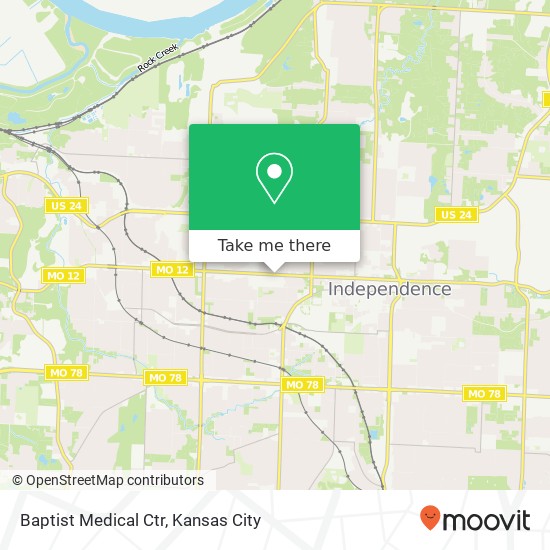 Baptist Medical Ctr map