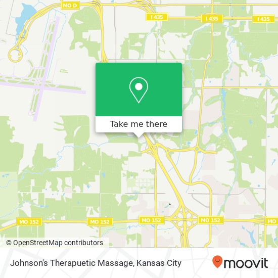 Mapa de Johnson's Therapuetic Massage