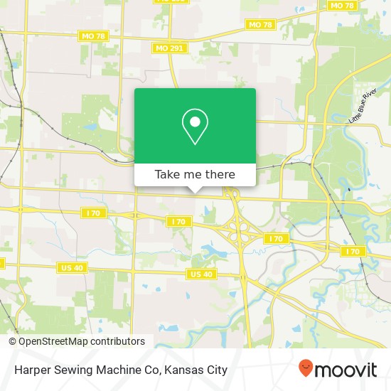 Mapa de Harper Sewing Machine Co