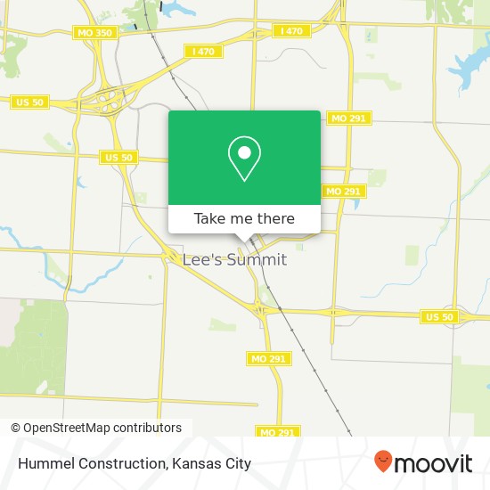 Hummel Construction map