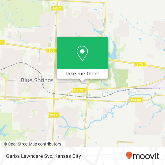 Garbs Lawncare Svc map