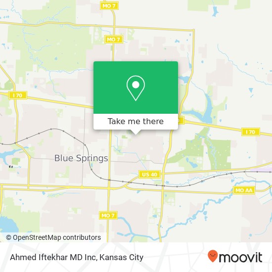 Ahmed Iftekhar MD Inc map