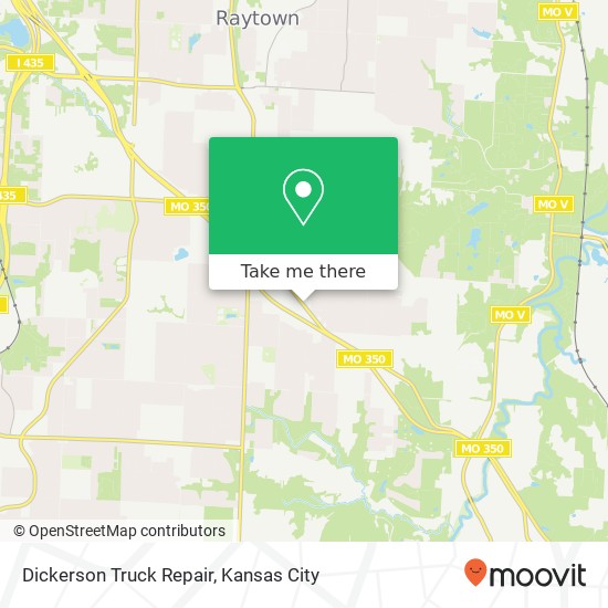 Dickerson Truck Repair map