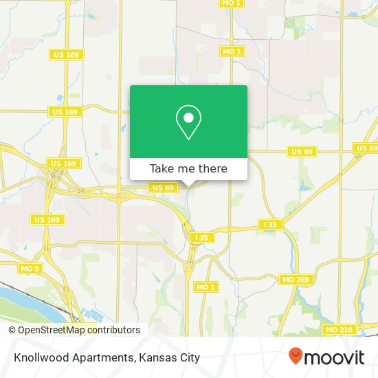 Knollwood Apartments map