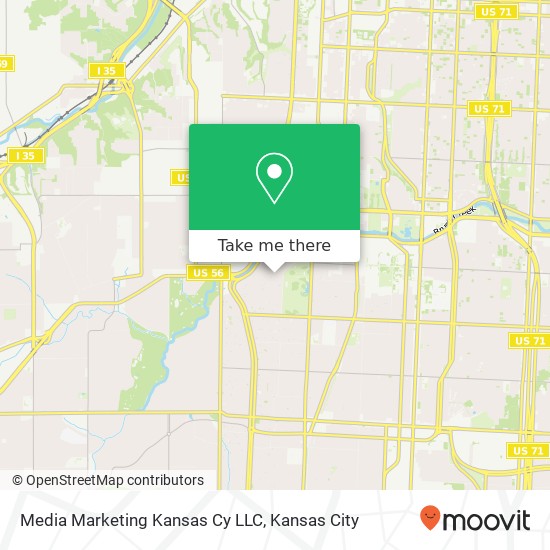 Media Marketing Kansas Cy LLC map