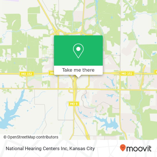 Mapa de National Hearing Centers Inc