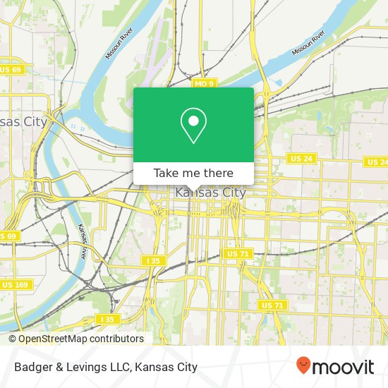 Mapa de Badger & Levings LLC