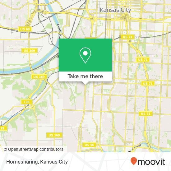 Mapa de Homesharing