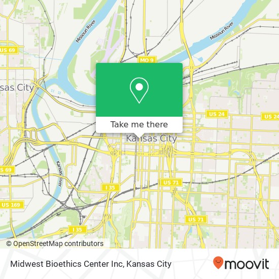 Mapa de Midwest Bioethics Center Inc