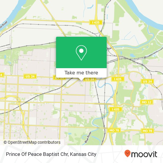 Mapa de Prince Of Peace Baptist Chr