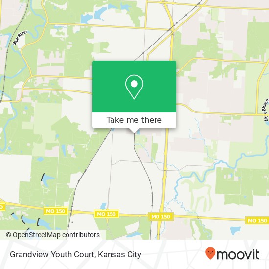 Mapa de Grandview Youth Court