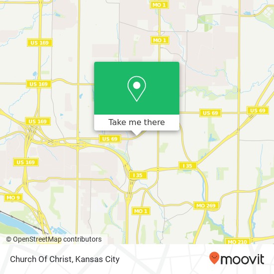 Church Of Christ map