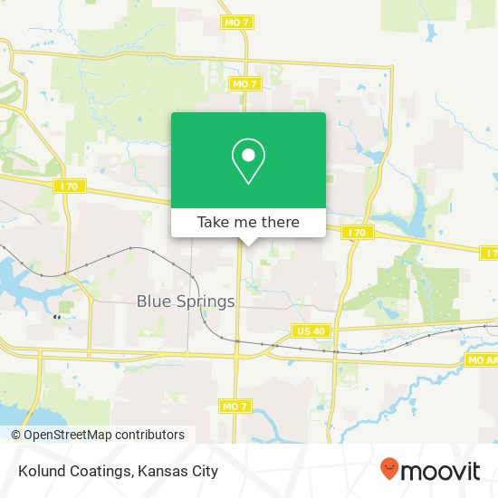 Mapa de Kolund Coatings