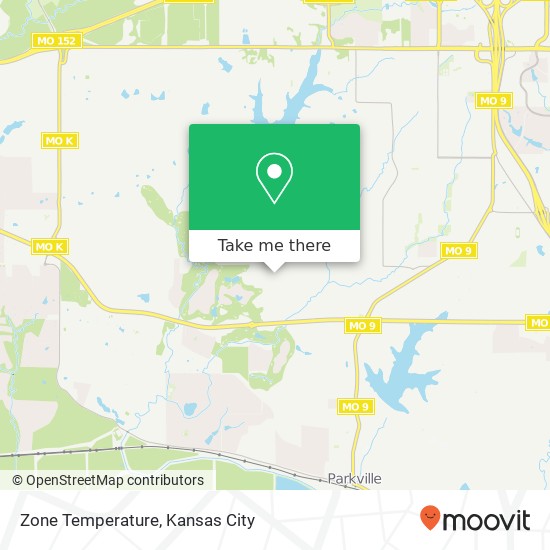 Zone Temperature map