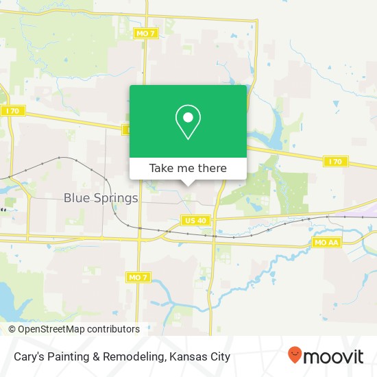 Mapa de Cary's Painting & Remodeling