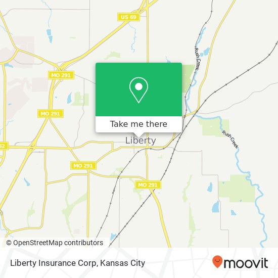 Liberty Insurance Corp map