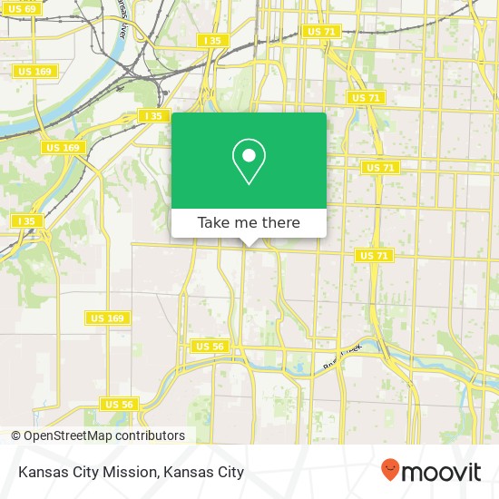 Mapa de Kansas City Mission
