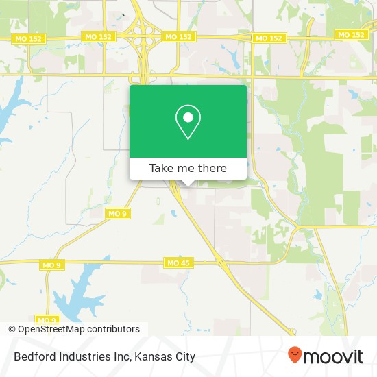 Mapa de Bedford Industries Inc