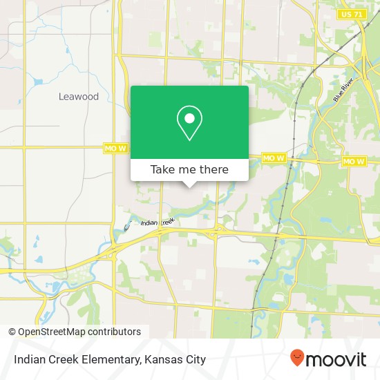 Mapa de Indian Creek Elementary
