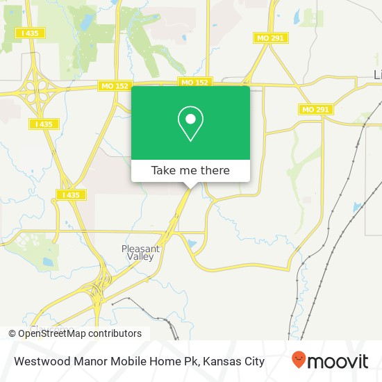Mapa de Westwood Manor Mobile Home Pk