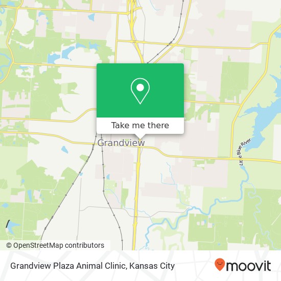 Mapa de Grandview Plaza Animal Clinic