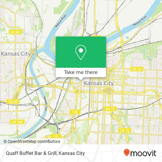 Mapa de Quaff Buffet Bar & Grill