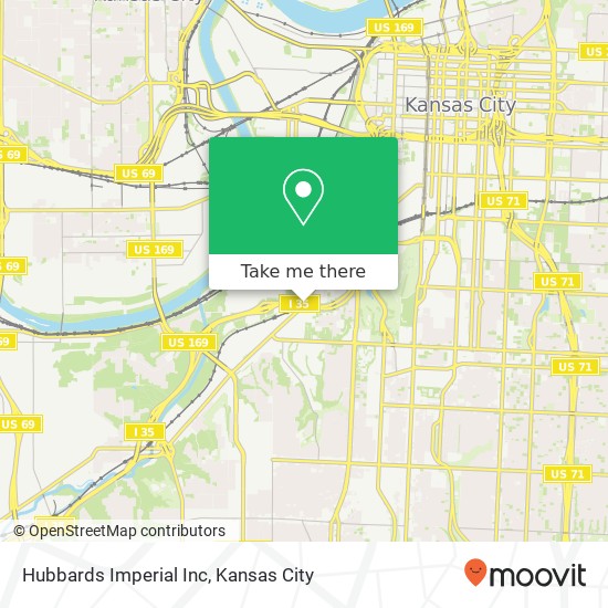 Mapa de Hubbards Imperial Inc