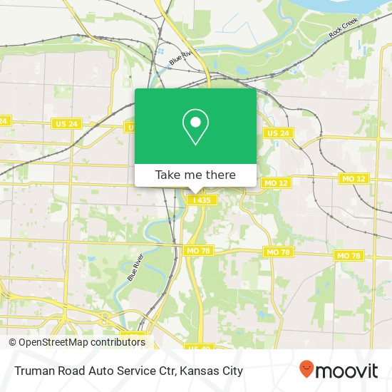 Mapa de Truman Road Auto Service Ctr