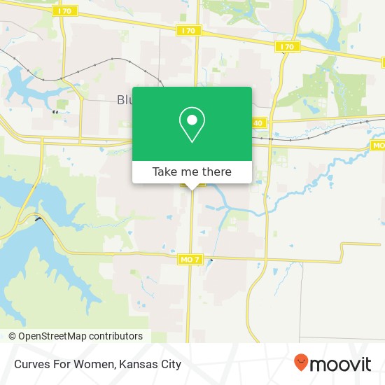 Curves For Women map