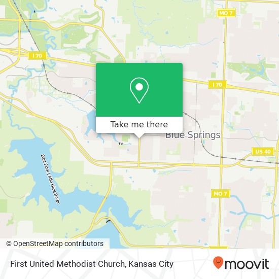 First United Methodist Church map