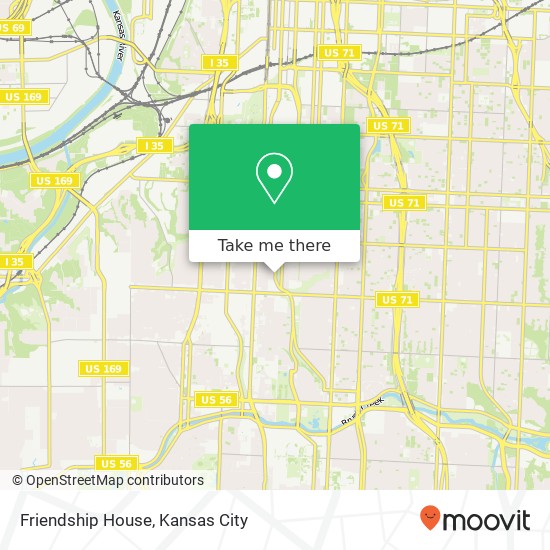 Friendship House map