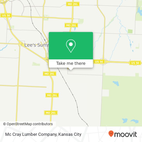Mc Cray Lumber Company map