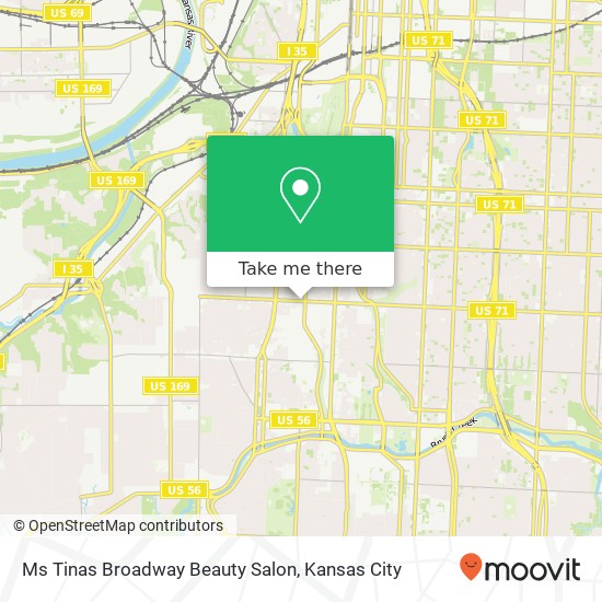 Mapa de Ms Tinas Broadway Beauty Salon