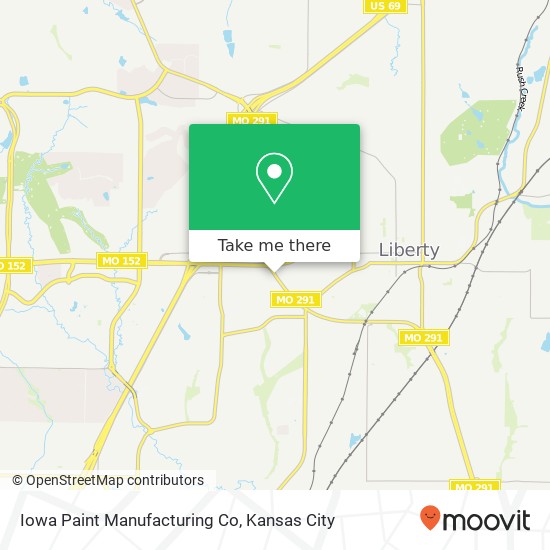Iowa Paint Manufacturing Co map