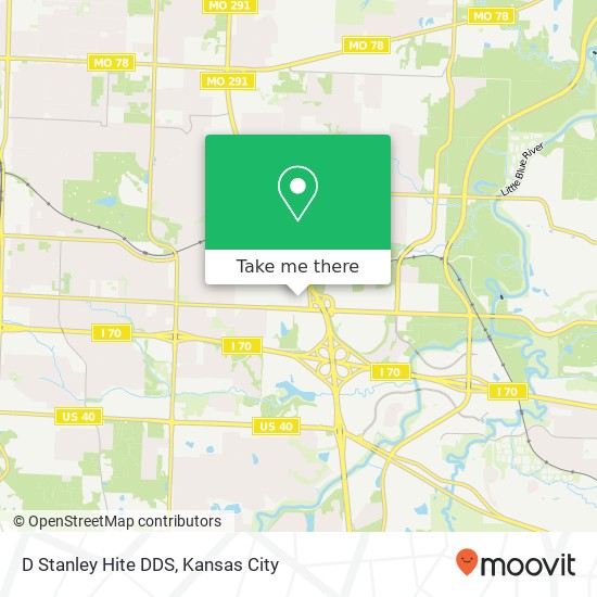 D Stanley Hite DDS map