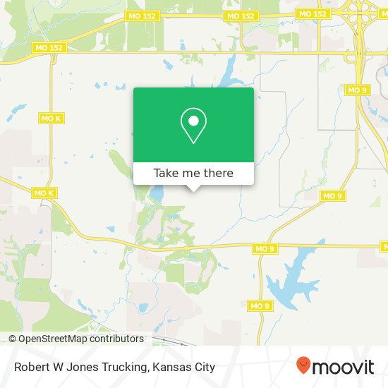 Robert W Jones Trucking map