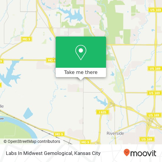 Labs In Midwest Gemological map