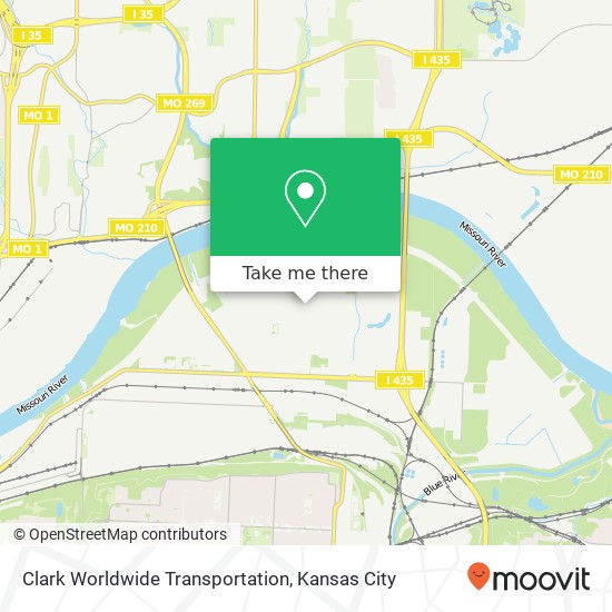 Clark Worldwide Transportation map