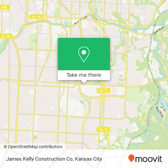 James Kelly Construction Co map