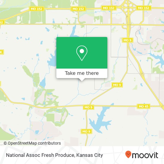 National Assoc Fresh Produce map