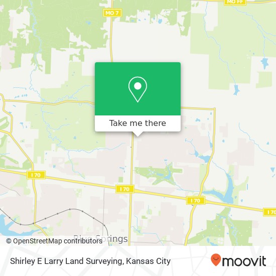 Mapa de Shirley E Larry Land Surveying