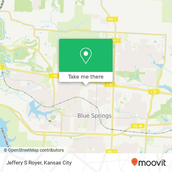 Jeffery S Royer map