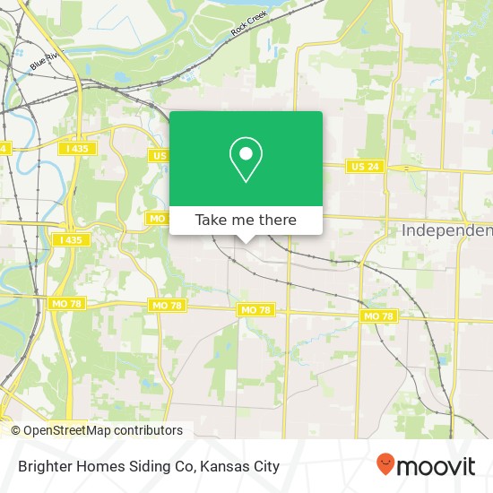 Brighter Homes Siding Co map