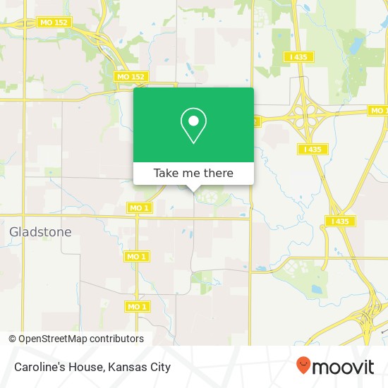 Caroline's House map