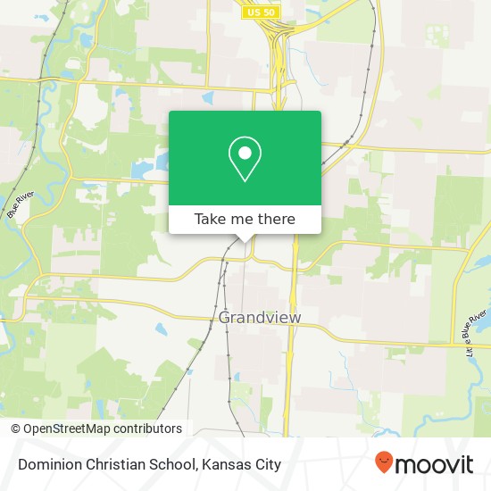 Mapa de Dominion Christian School