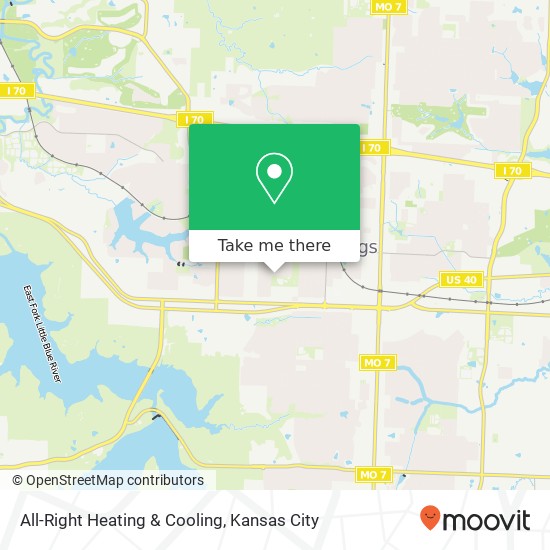 All-Right Heating & Cooling map