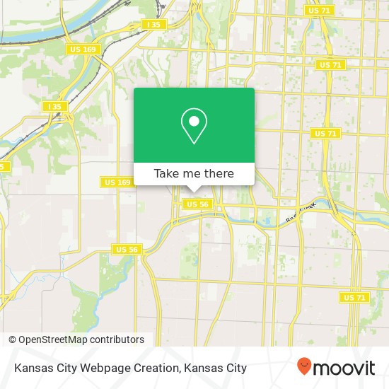 Kansas City Webpage Creation map