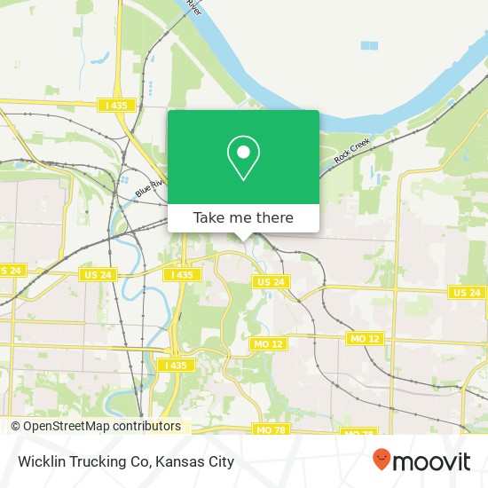 Wicklin Trucking Co map