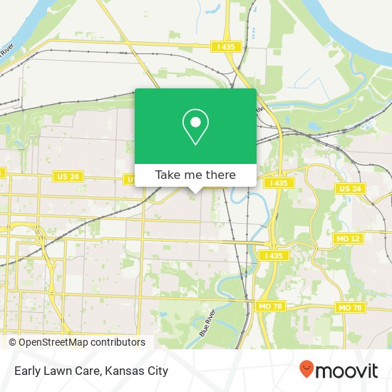 Early Lawn Care map