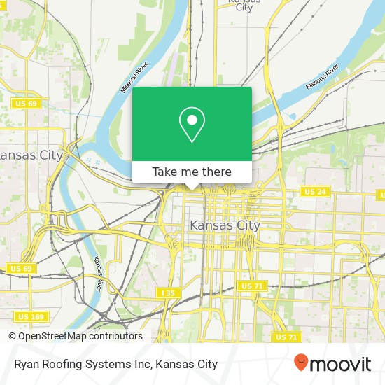 Ryan Roofing Systems Inc map